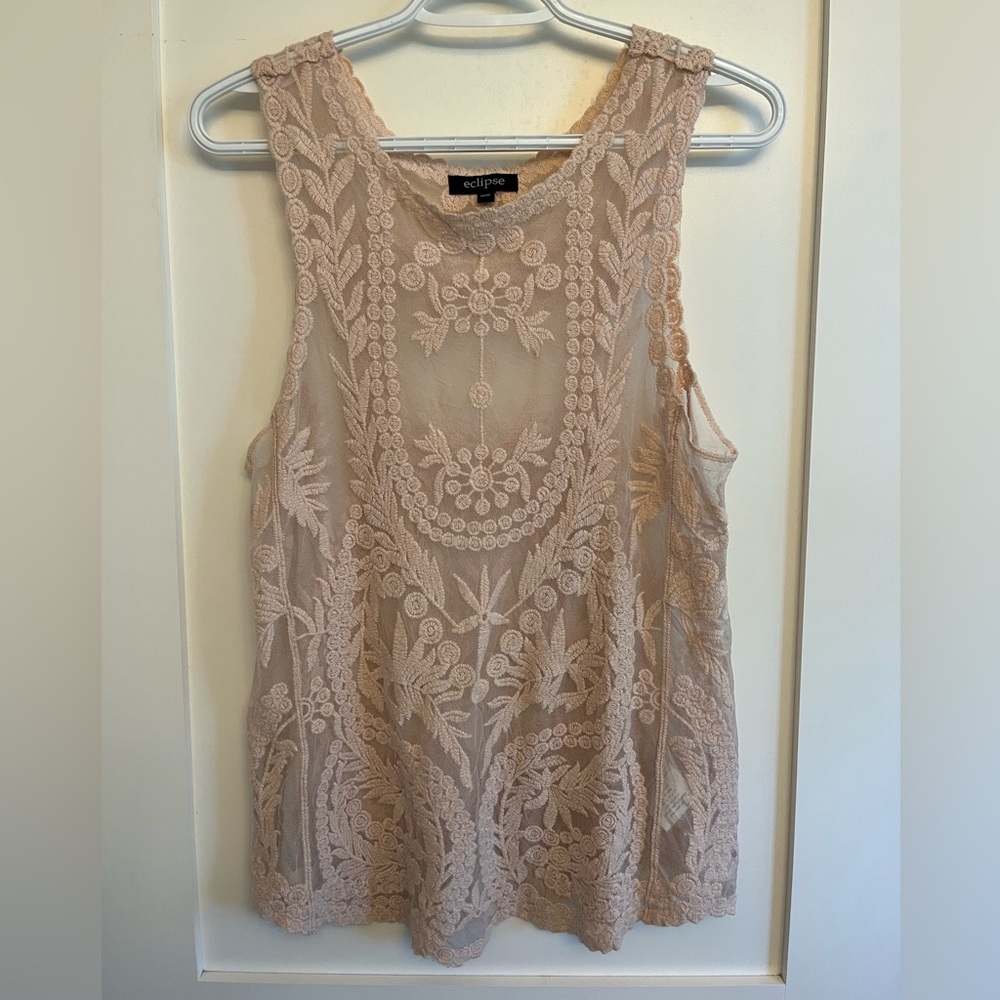 Beautiful cream lace shirt